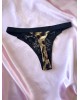 Γυναικείο String Λεοπάρ Με Δαντέλα 