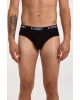 Ανδρικό Σλιπ UOMO 3 Pack Μαύρα