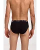 Ανδρικό Σλιπ UOMO 3 Pack Μαύρα