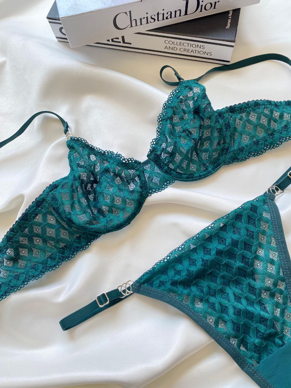 Midnight Ivy Lingerie Set