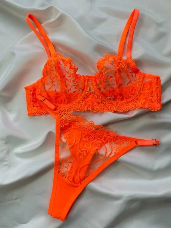 Sunset Flame Lingerie Set